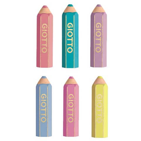 Espositore 40 gomme Giotto Happy Gomma colori assortiti pastello F234000